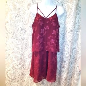 Collective Concepts Medium Burgundy Dress